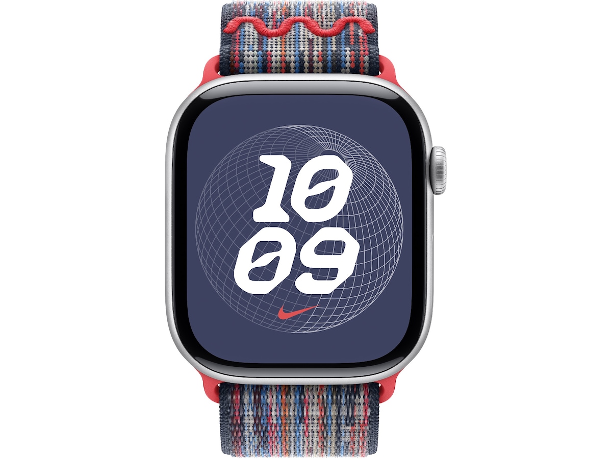 Apple Watch 46mm Nike Sport Loop (blue/red) Reim