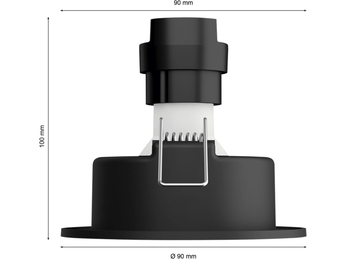 Philips Hue Innfelt Centura-spotlight R (aluminium) Taklampe