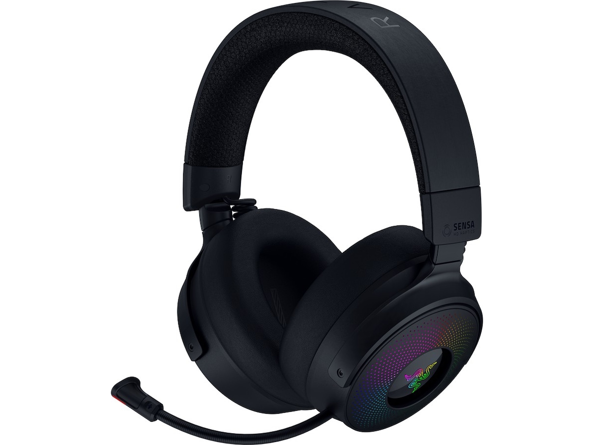 Razer Kraken V4 Pro trådløst gaming headset (sort)
