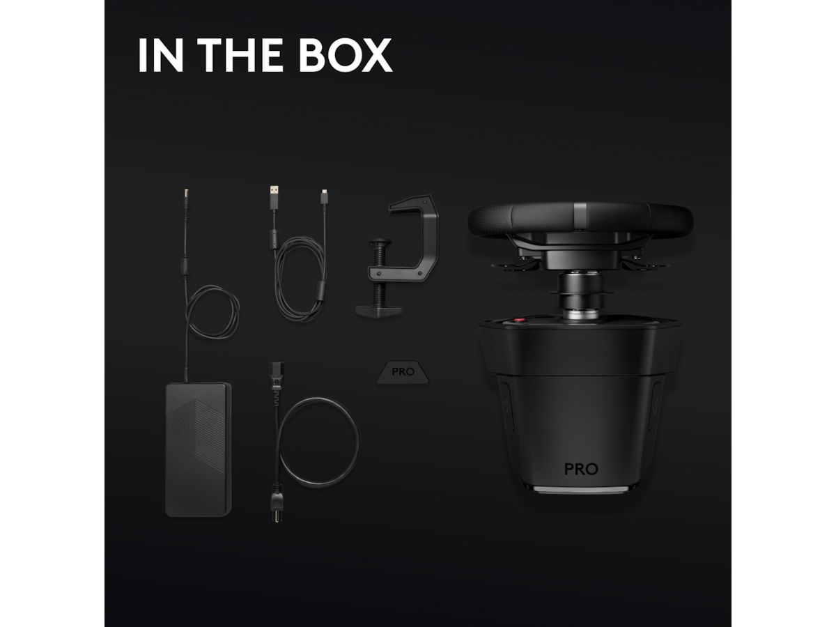 Logitech G PRO Racing Wheel PS/PC Ratt & pedaler