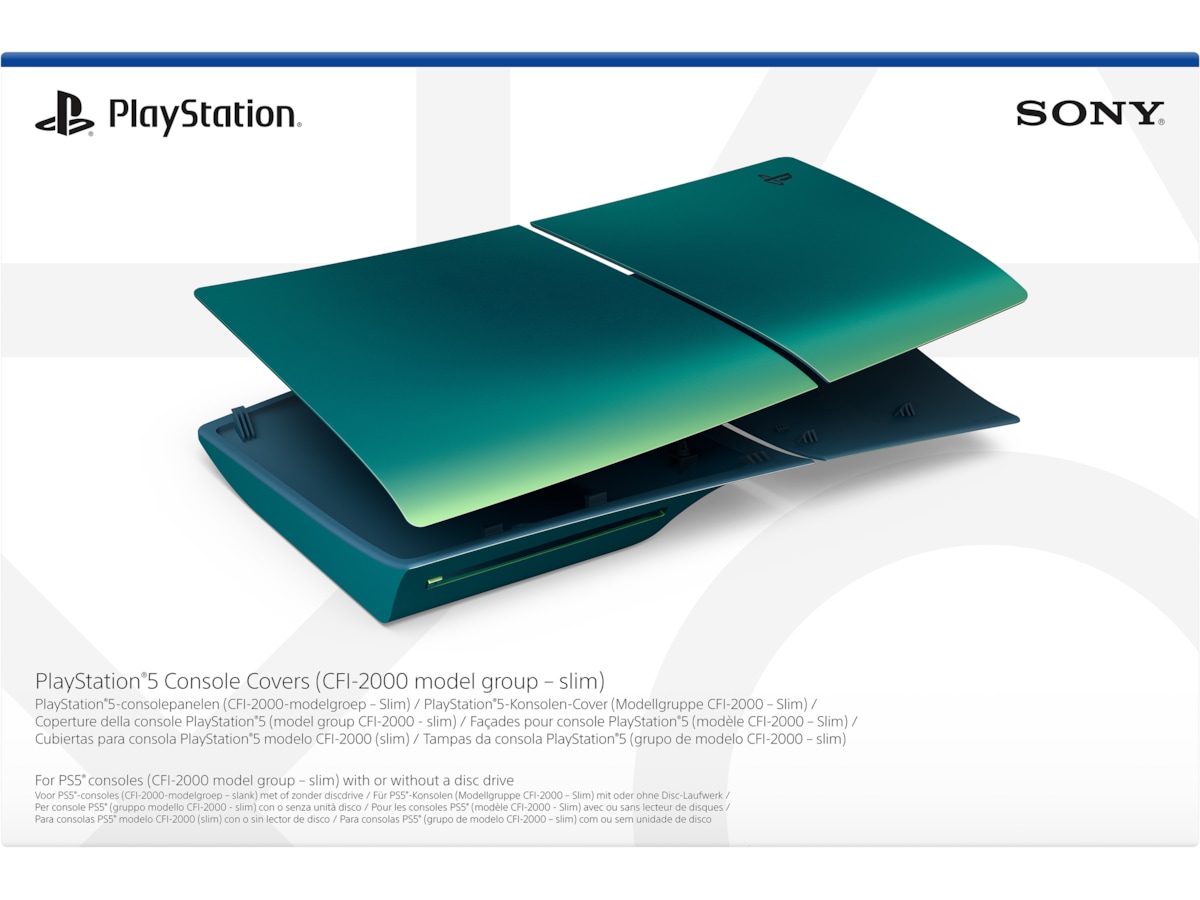 PlayStation 5 Konsolldeksel (Chroma Teal) Tilbehør til PS5