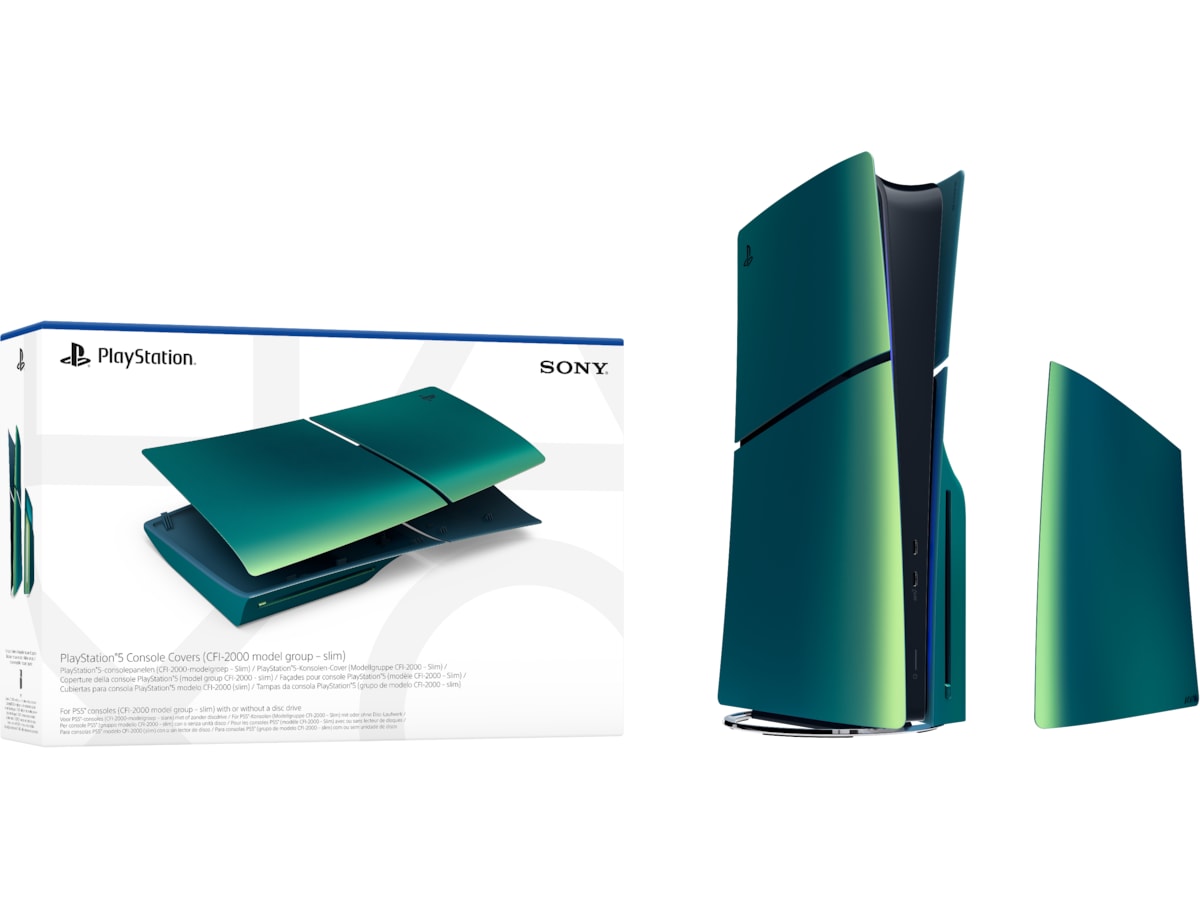 PlayStation 5 Konsolldeksel (Chroma Teal) Tilbehør til PS5