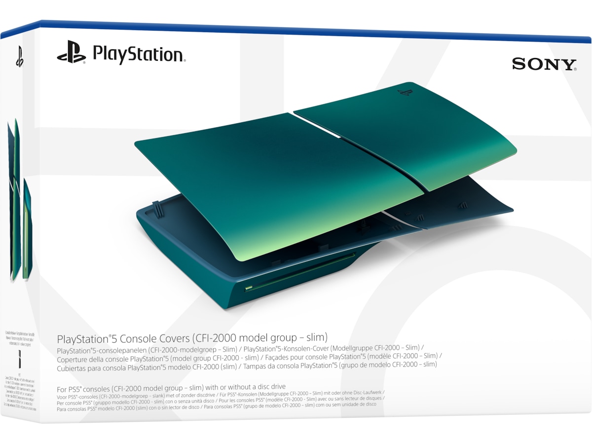 PlayStation 5 Konsolldeksel (Chroma Teal) Tilbehør til PS5