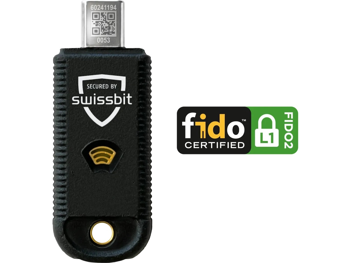 Swissbit iShield USB-C Pro Antivirus / Sikkerhet