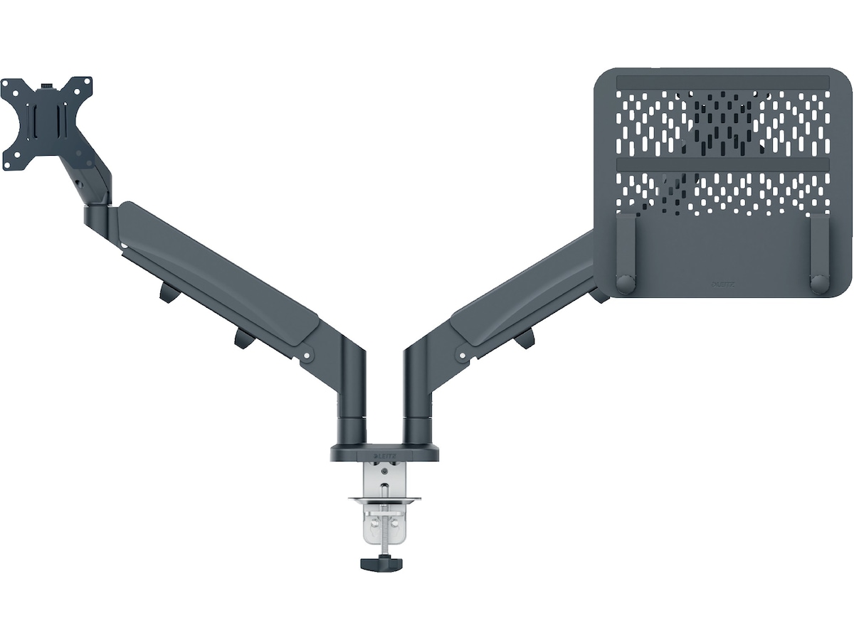 Leitz Ergo Skjermarm og laptopholder, plassbesparende