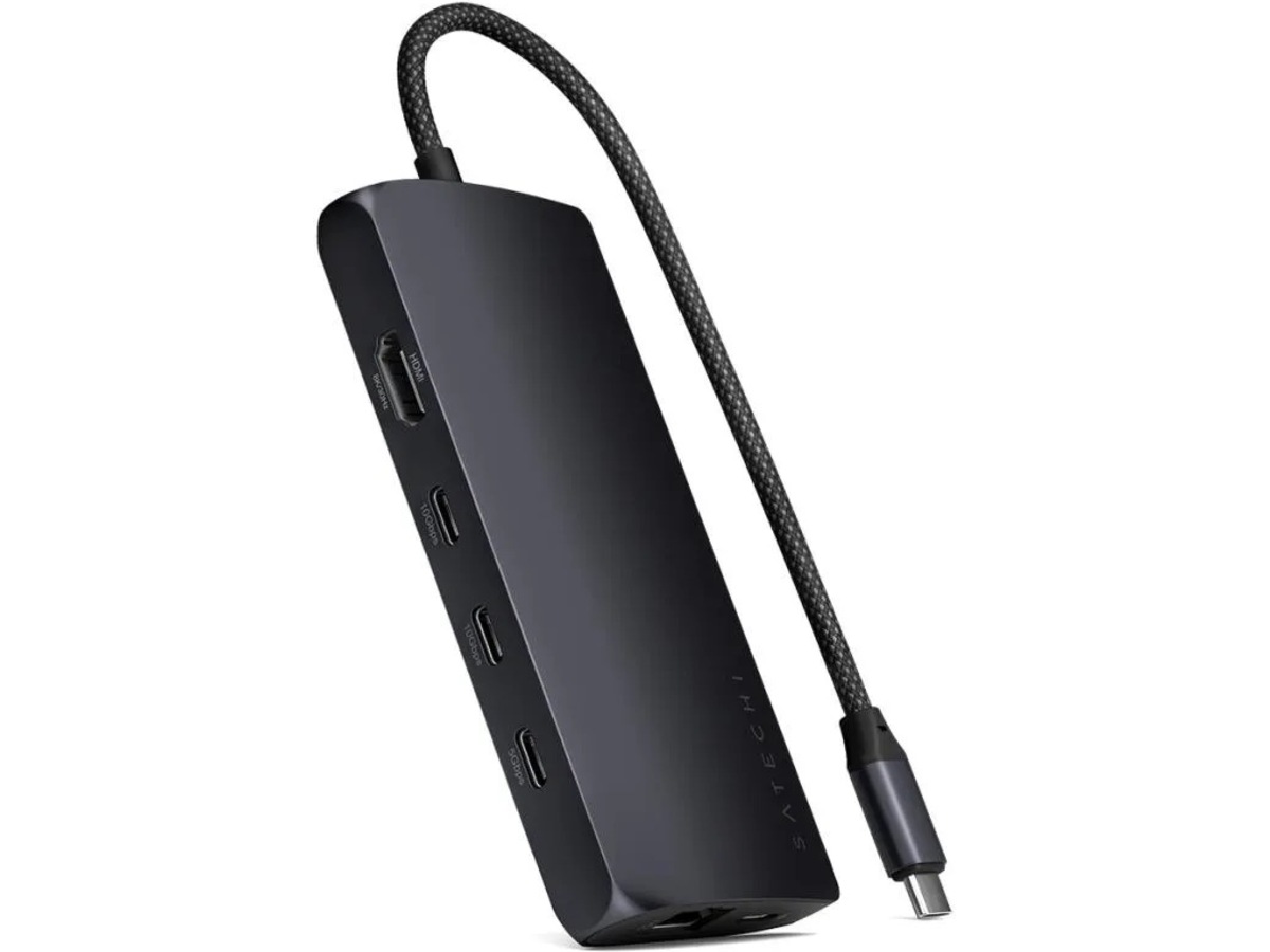 Satechi Multiport 8K Docking (midnight) Dockingstasjon & USB-HUB