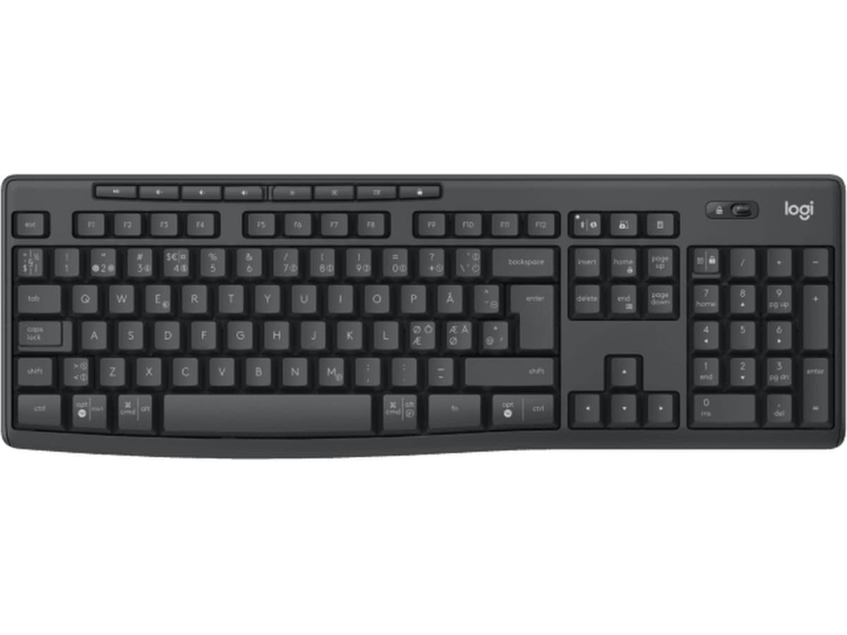 Logitech MK370 Combo Trådløs (graphite) Mus & tastatur -kombipakker