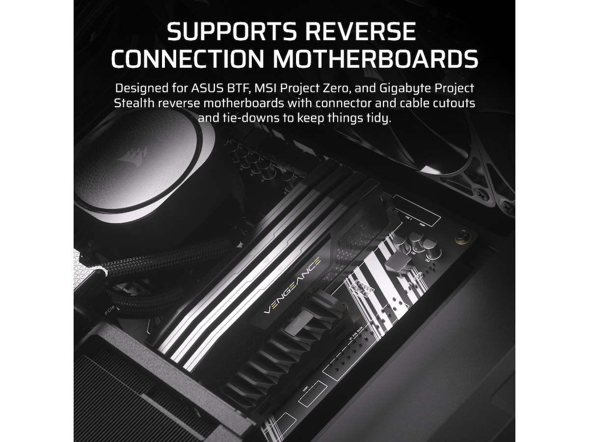 Corsair FRAME 4000D Mid-Tower (sort) Midi tower