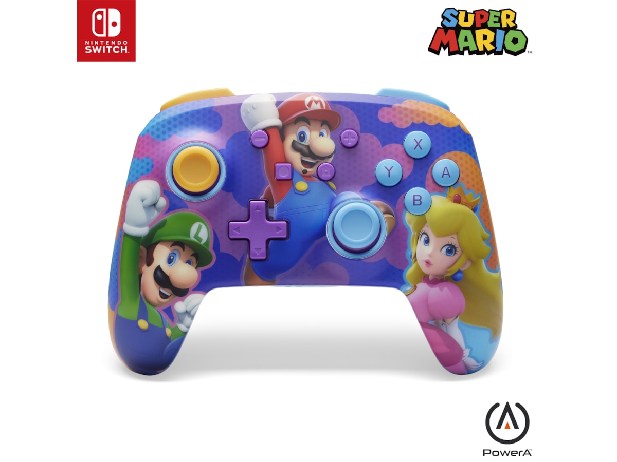 PowerA Enhanced Wireless kontroller Color Splash Heroes Tilbehør