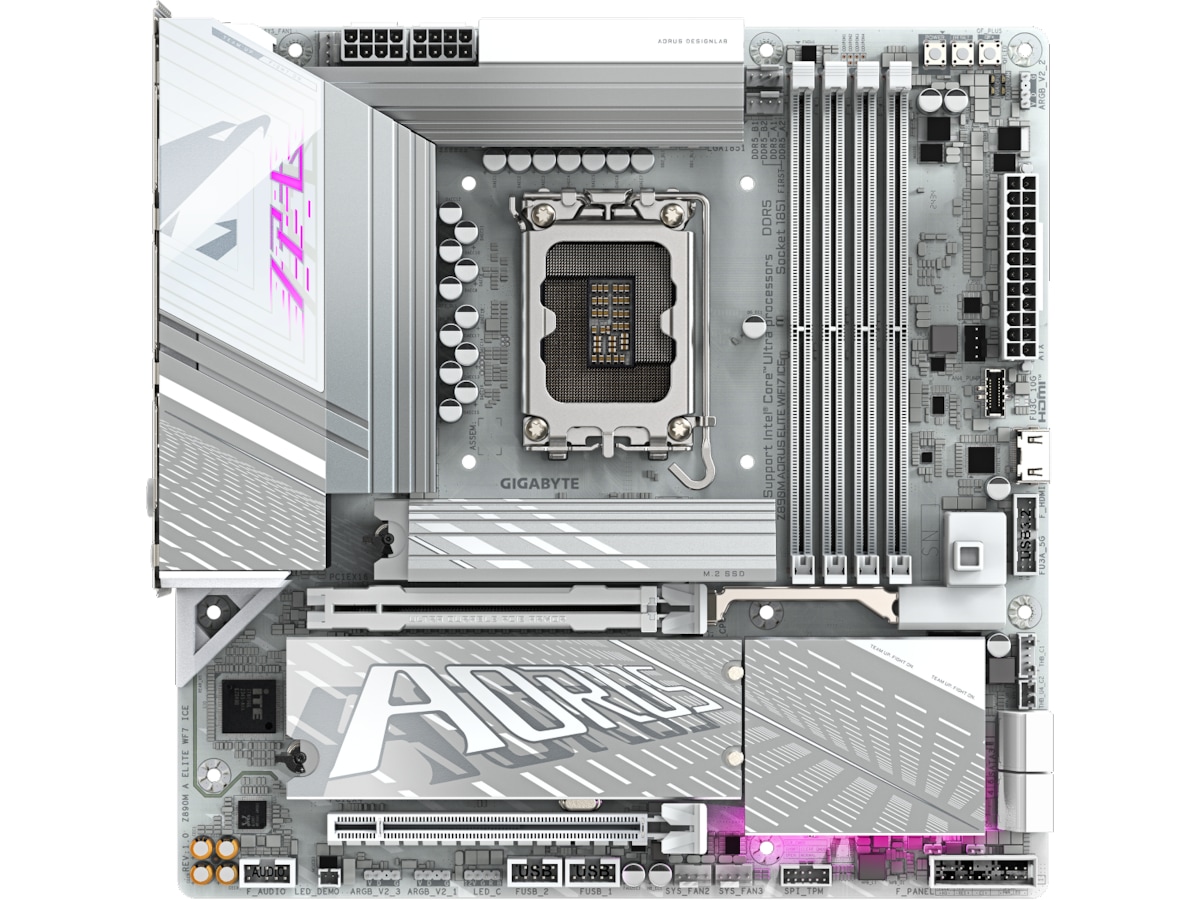 GIGABYTE Z890M A ELITE WF7 ICE Hovedkort Intel Socket