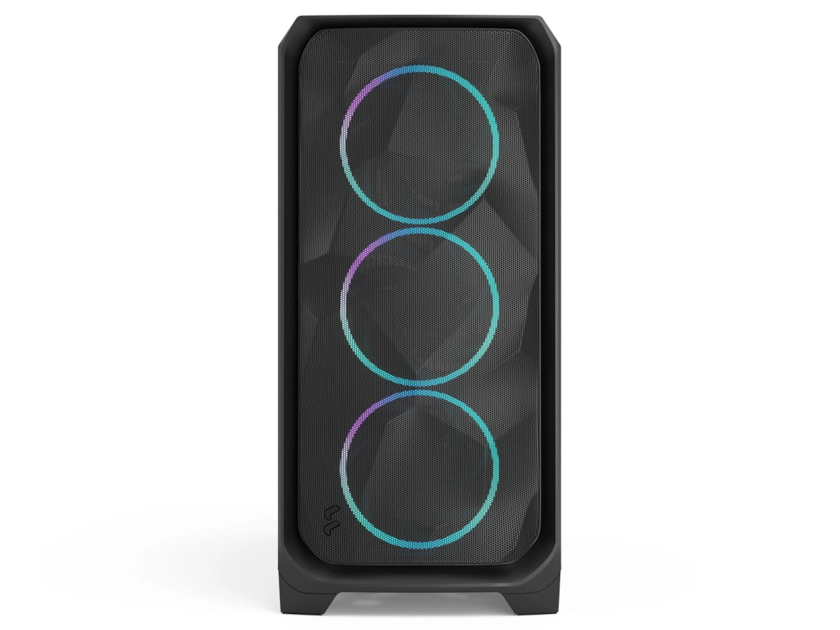 Fractal Meshify 3 XL RGB TG Light Tint Mid Tower (sort) Midi tower