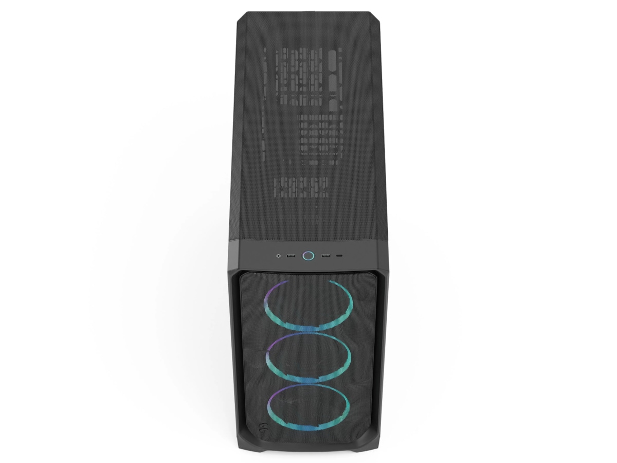 Fractal Meshify 3 XL RGB TG Light Tint Mid Tower (sort) Midi tower