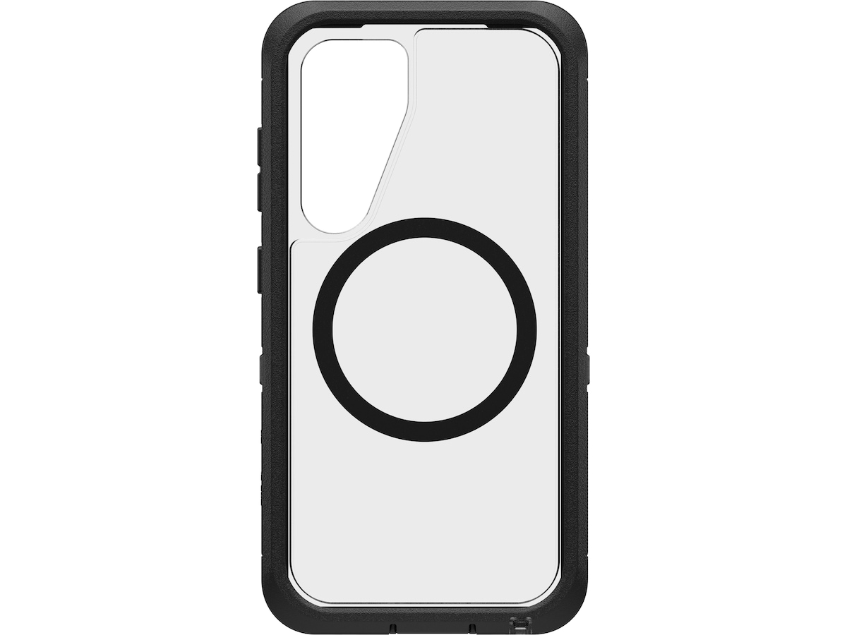 OtterBox Galaxy S25 Defender XT deksel (gjennomsiktig/sort) Deksel til mobiltelefon