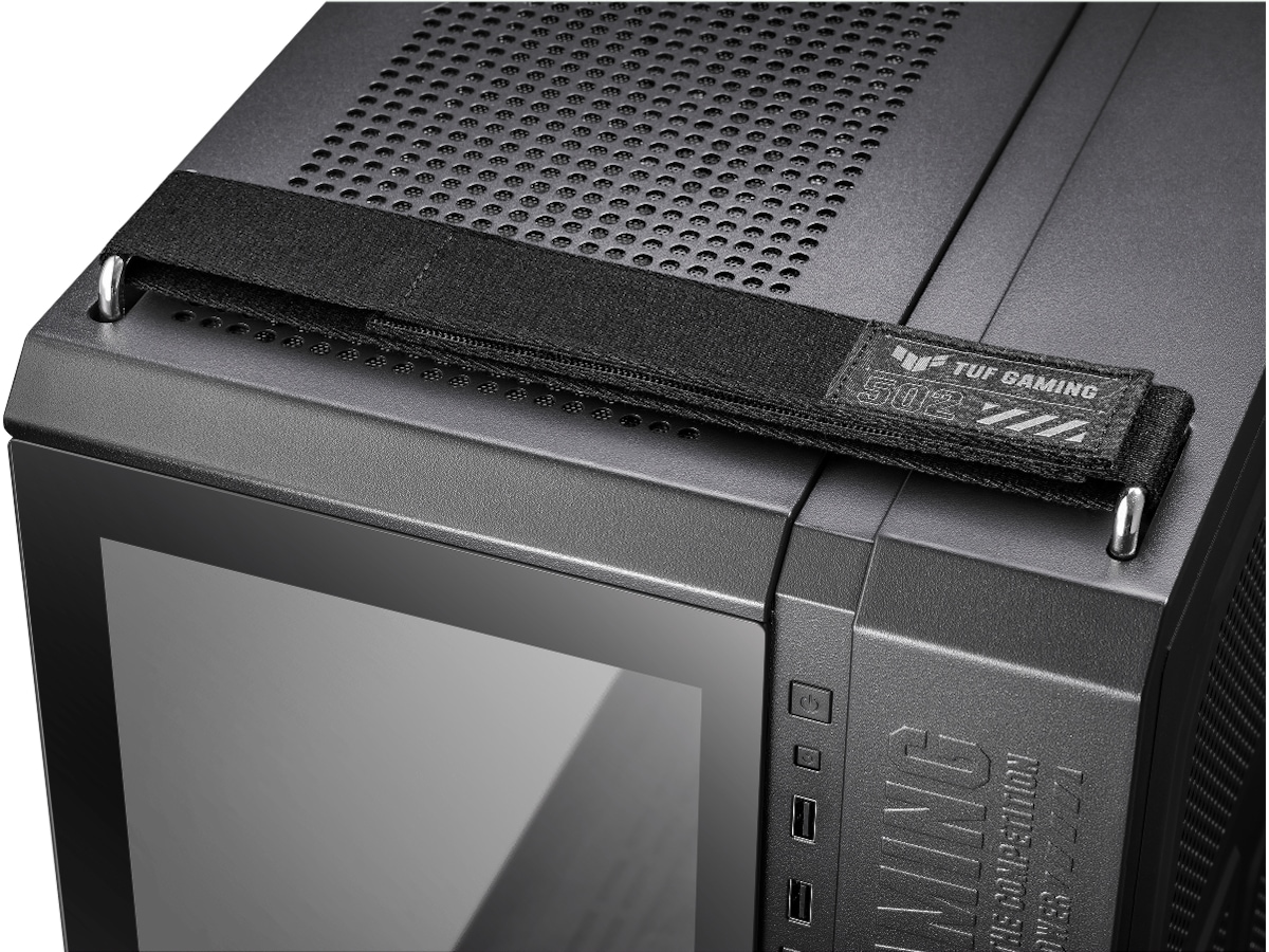 Asus TUF Gaming GT502 Plus TG ARGB Mid Tower (sort) Midi tower