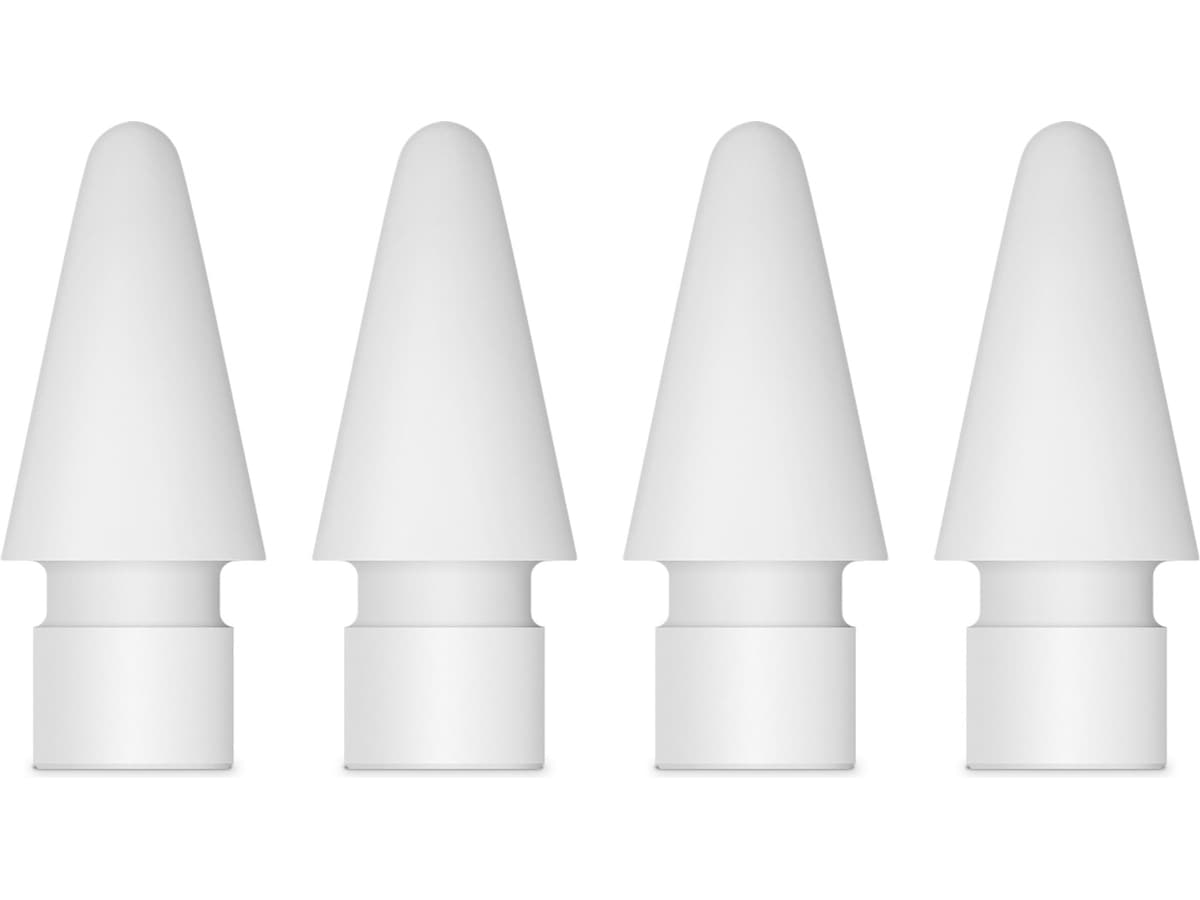 Spisser til Apple Pencil, 4-pack (hvit)