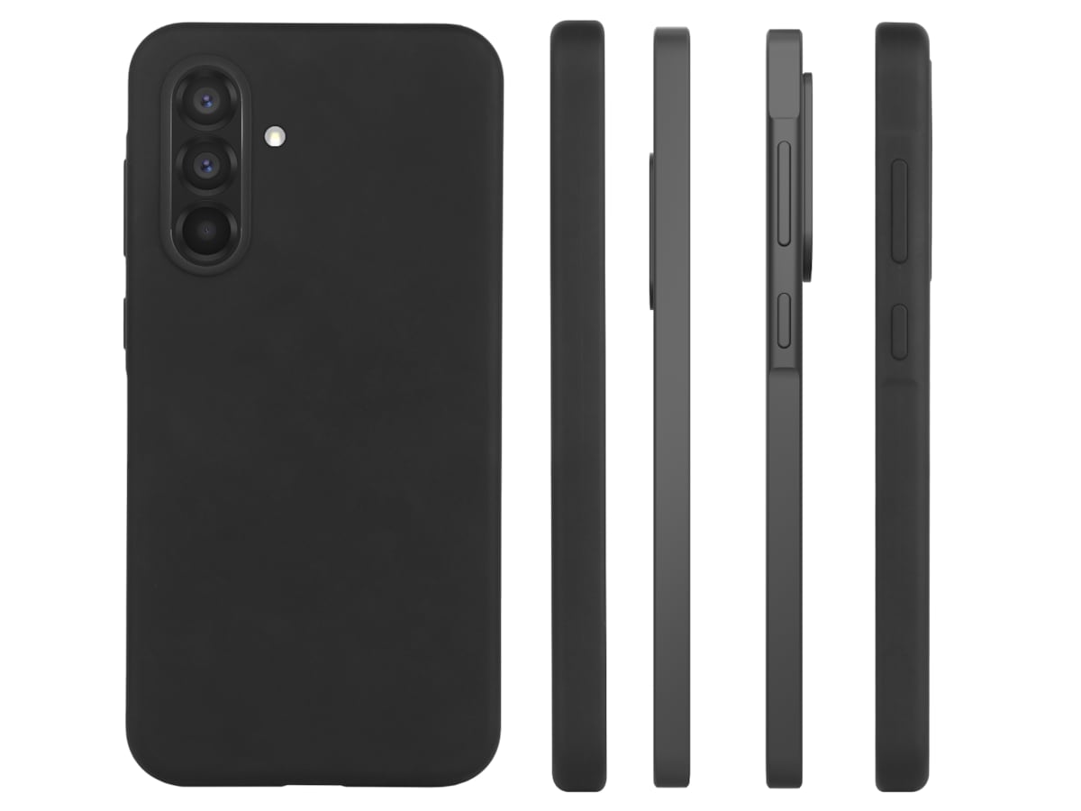 iiglo Galaxy A36 Silikondeksel (sort) Deksel til mobiltelefon