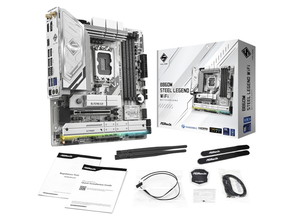 ASRock B860M Steel Legend WiFi Hovedkort Intel Socket
