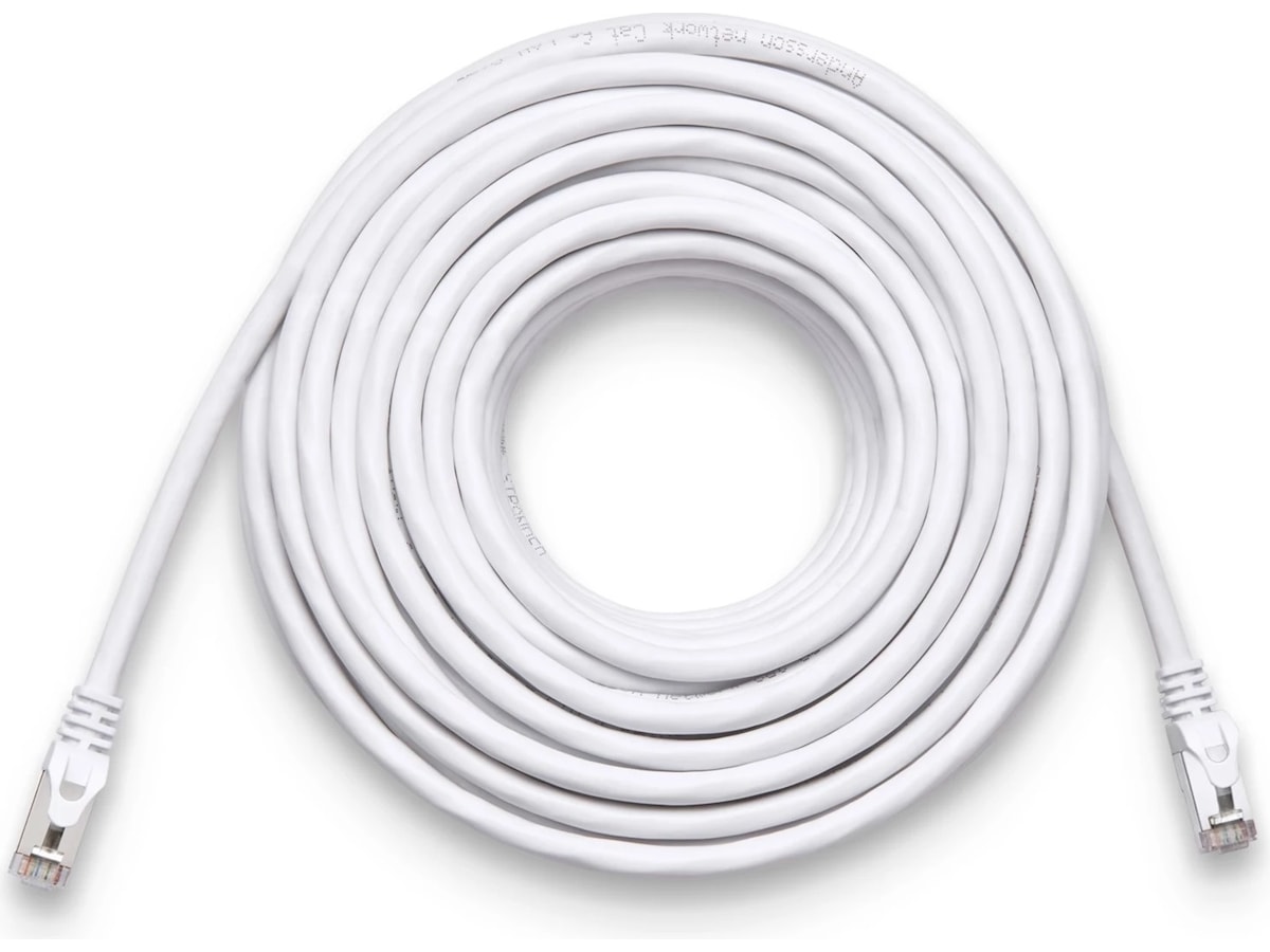 Andersson Nettverkskabel Cat6a 5m (hvit) Nettverkskabler