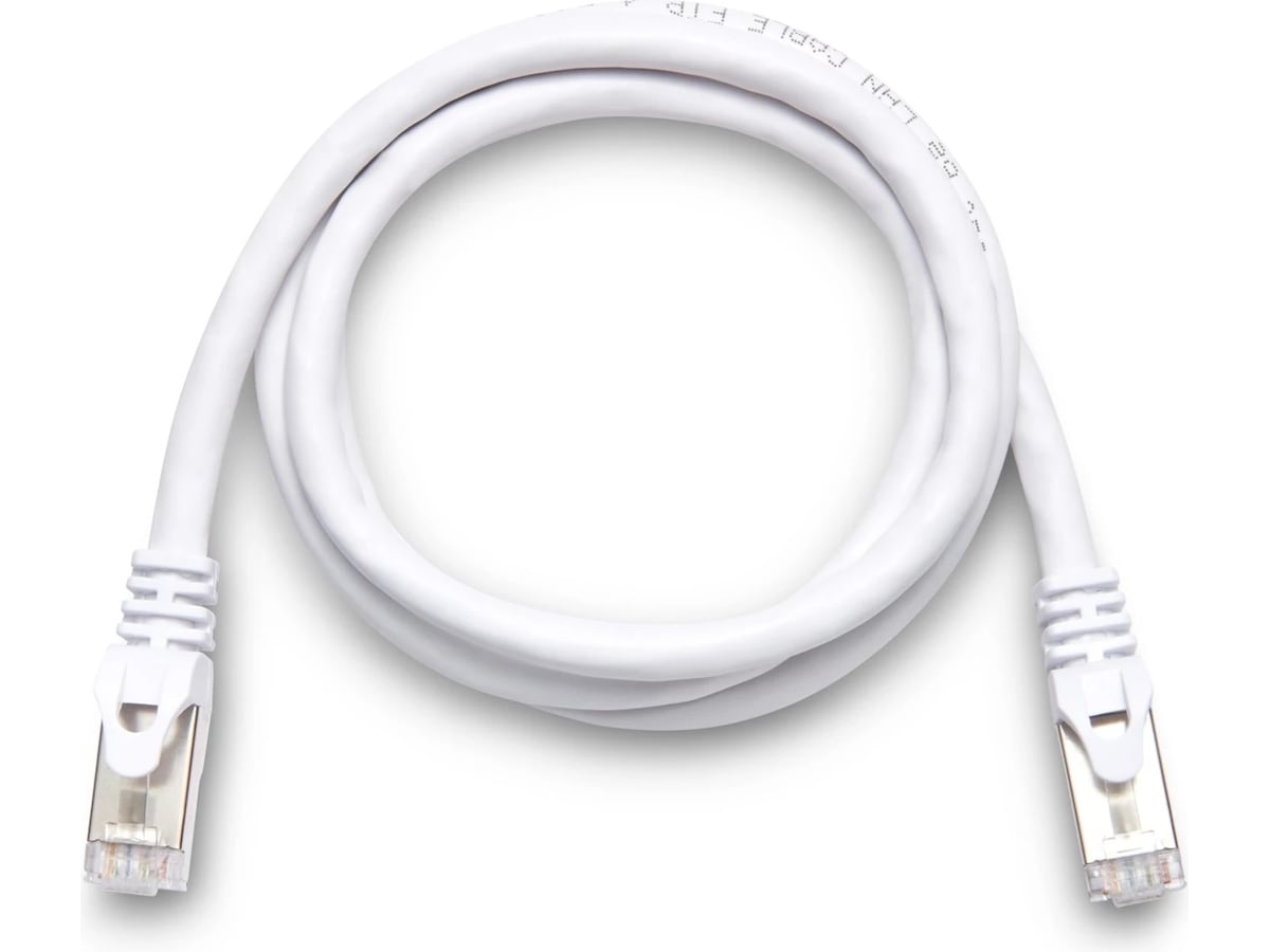 Andersson Nettverkskabel Cat6a 1m (hvit) Nettverkskabler