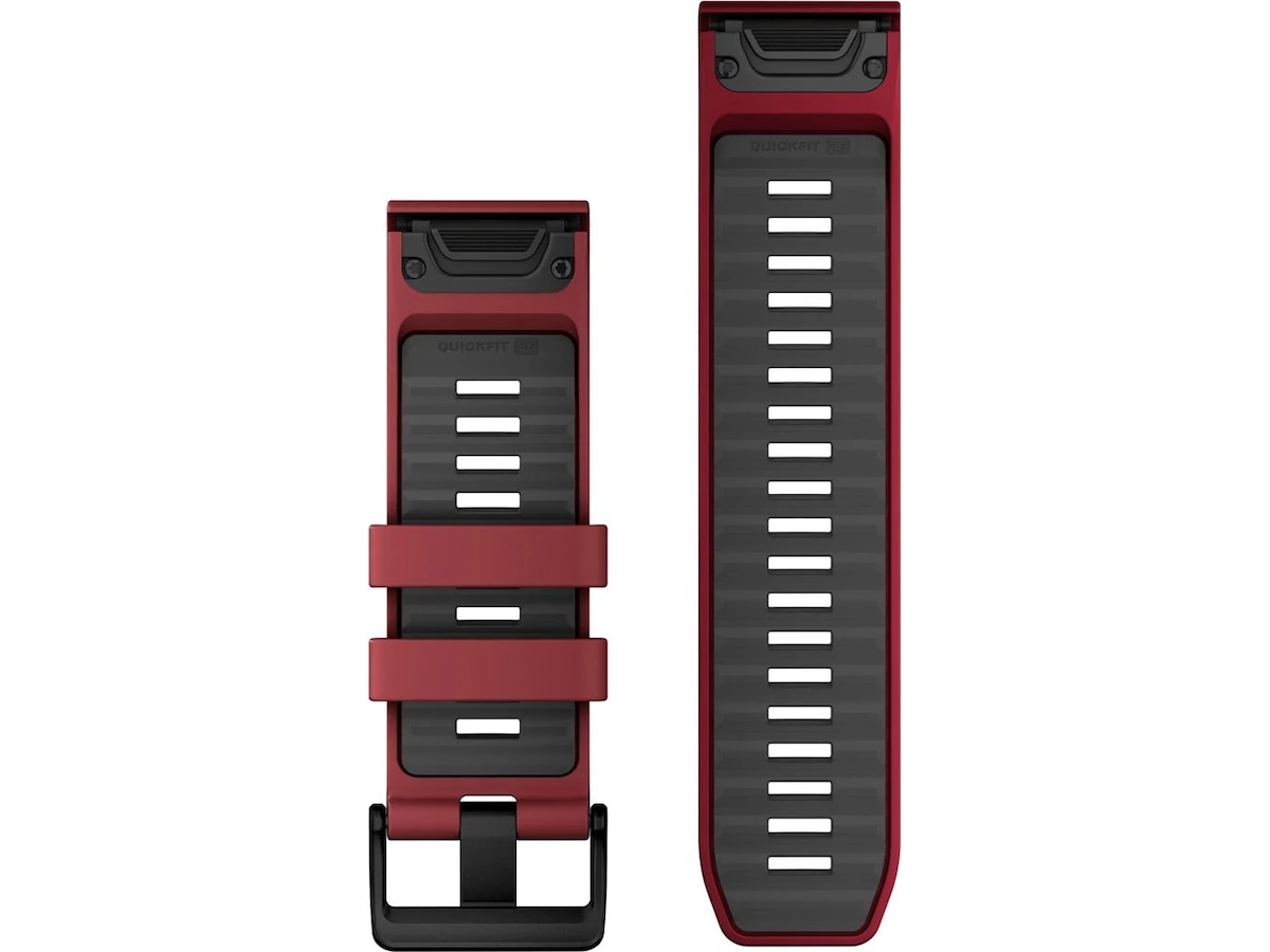 Garmin QuickFit Silikonreim 26mm (marsala/grafitt) Reim