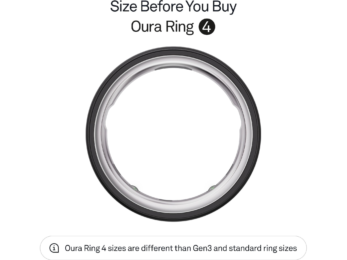Oura Ring 4 Smart Ring str. 5 (stealth) Smart ring