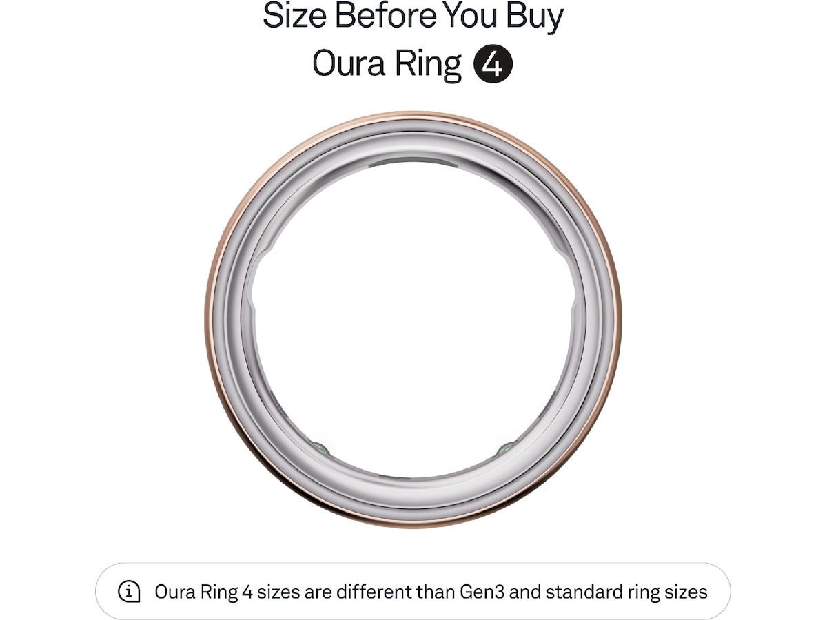 Oura Ring 4 Smart Ring str. 12 (rosegull) Smart ring