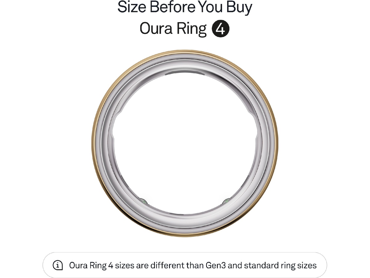 Oura Ring 4 Smart Ring str. 10 (gull) Smart ring
