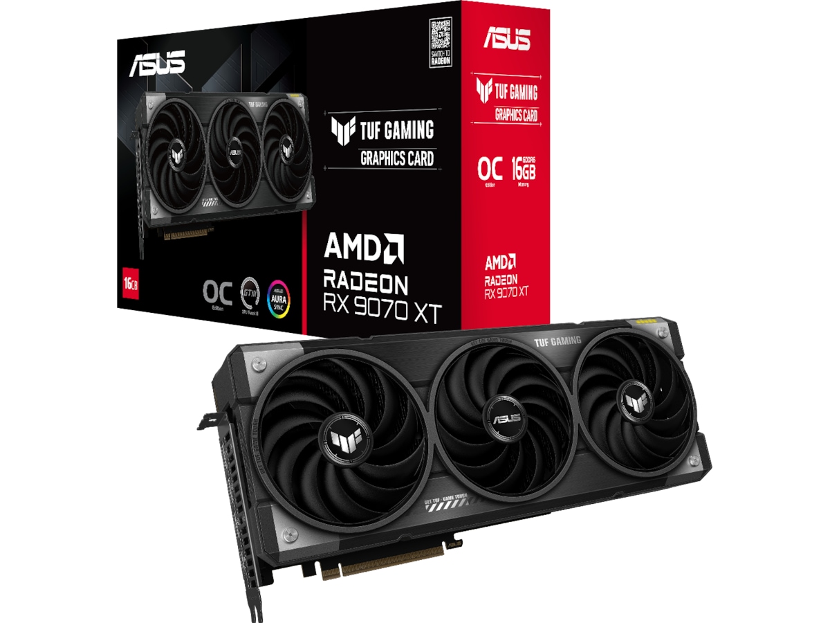 ASUS TUF Gaming AMD Radeon RX 9070 XT OC - Skjermkort | KomplettBedrift.no