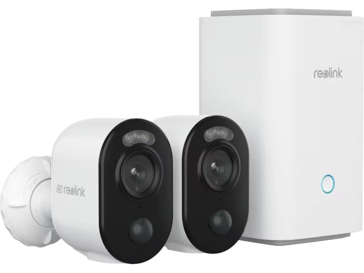 Reolink Home Hub med 2x Argus 3 Ultra 4K-kamera