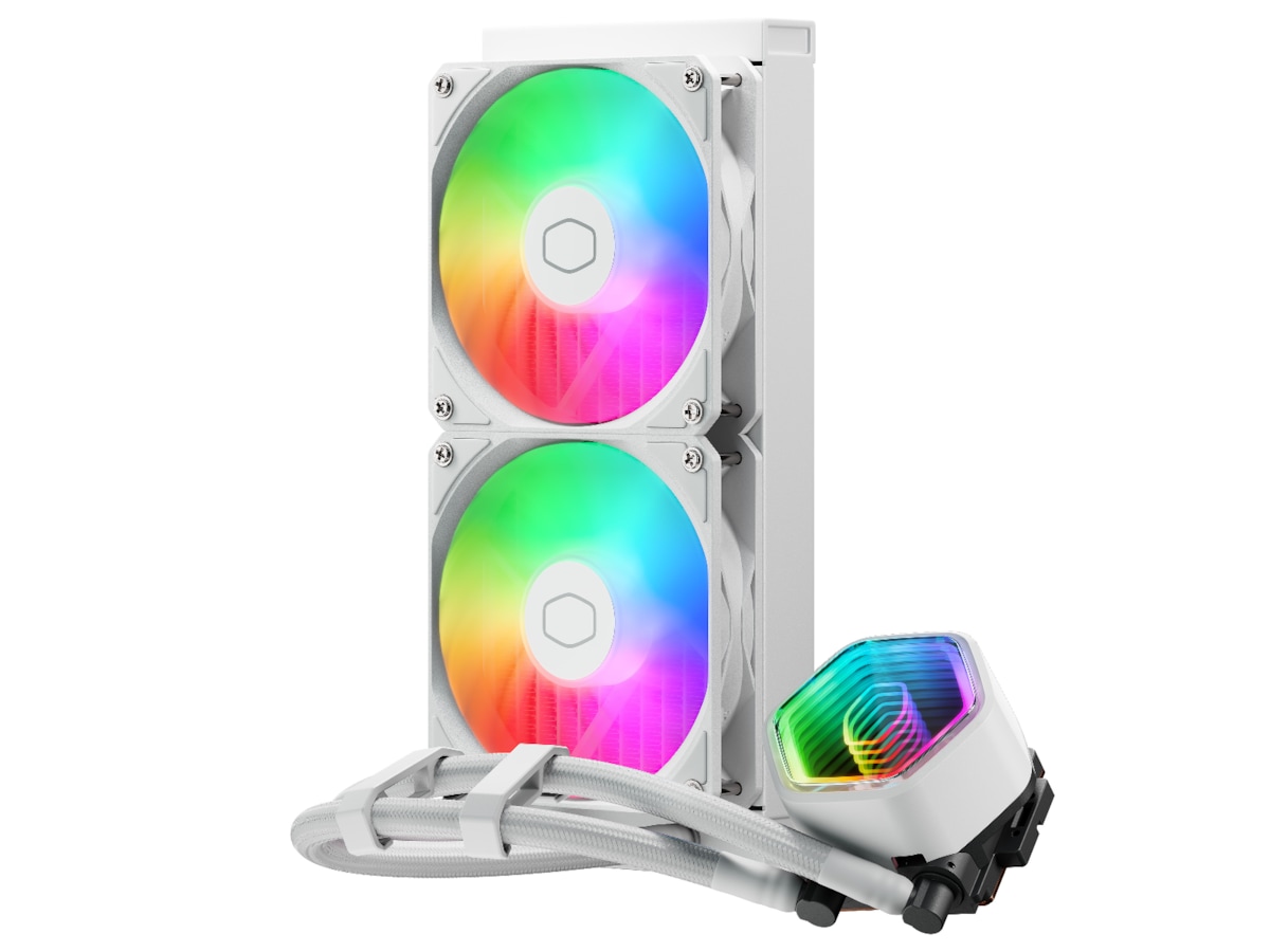 Cooler Master MasterLiquid 240 Core II ARGB Kjøler (hvit) CPU - Vannkjøling