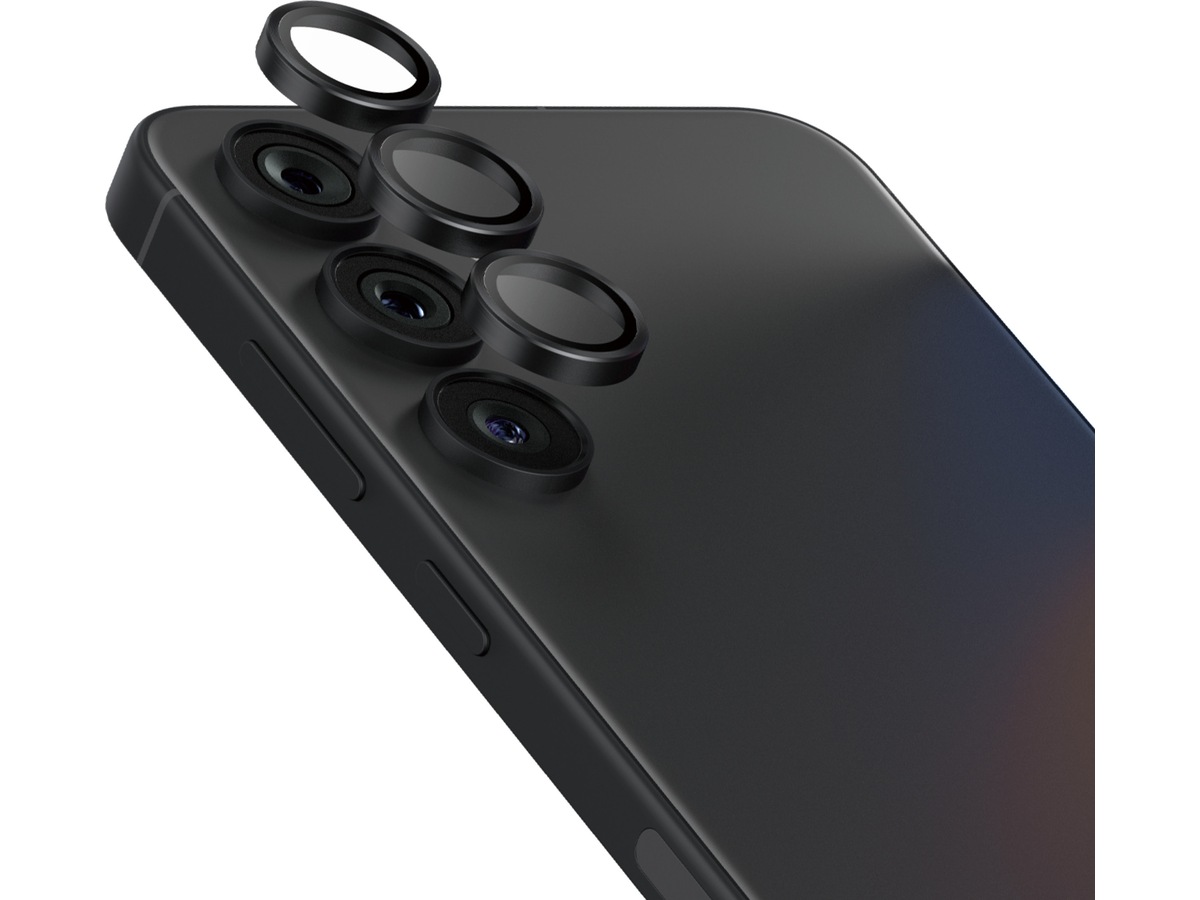 PanzerGlass Galaxy S25 Hoops Ceramic Linsebeskytter (sort) Skjermbeskyttelse