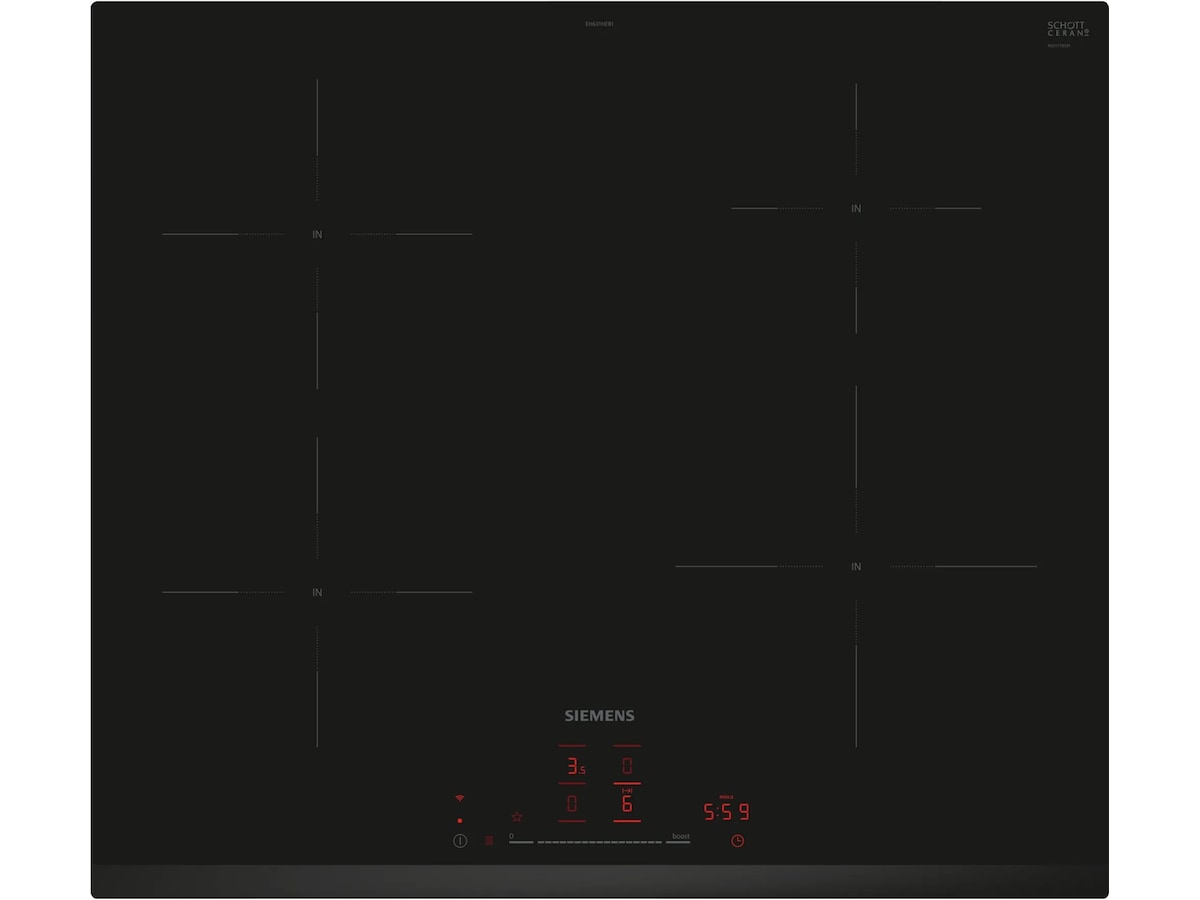 Siemens EH631HEB1E iQ100 Induksjonstopp Platetopp