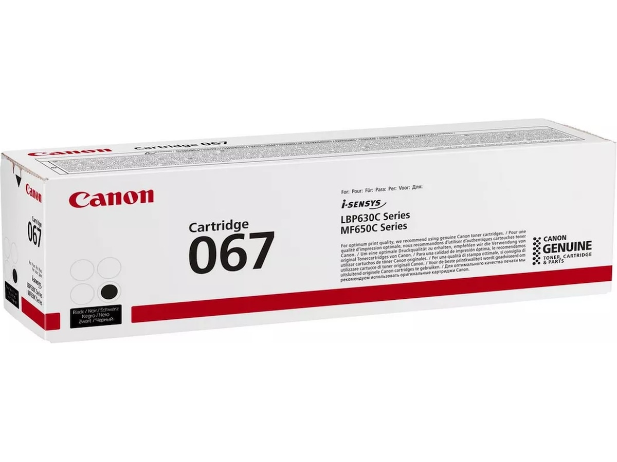 Canon toner 067 H Sort Lasertoner