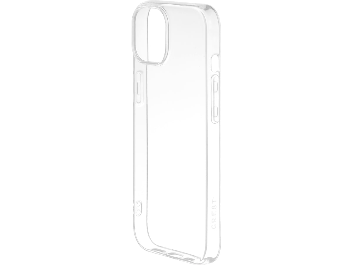 GRE8T iPhone 15 silikondeksel (gjennomsiktig) Deksel til mobiltelefon