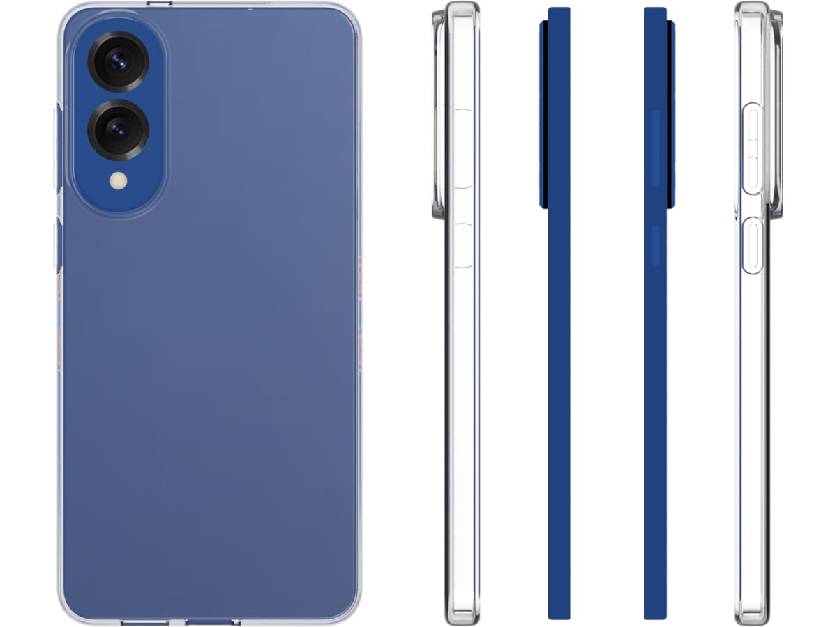 iiglo Galaxy S25 Edge Clear Case (gjennomsiktig) Deksel til mobiltelefon