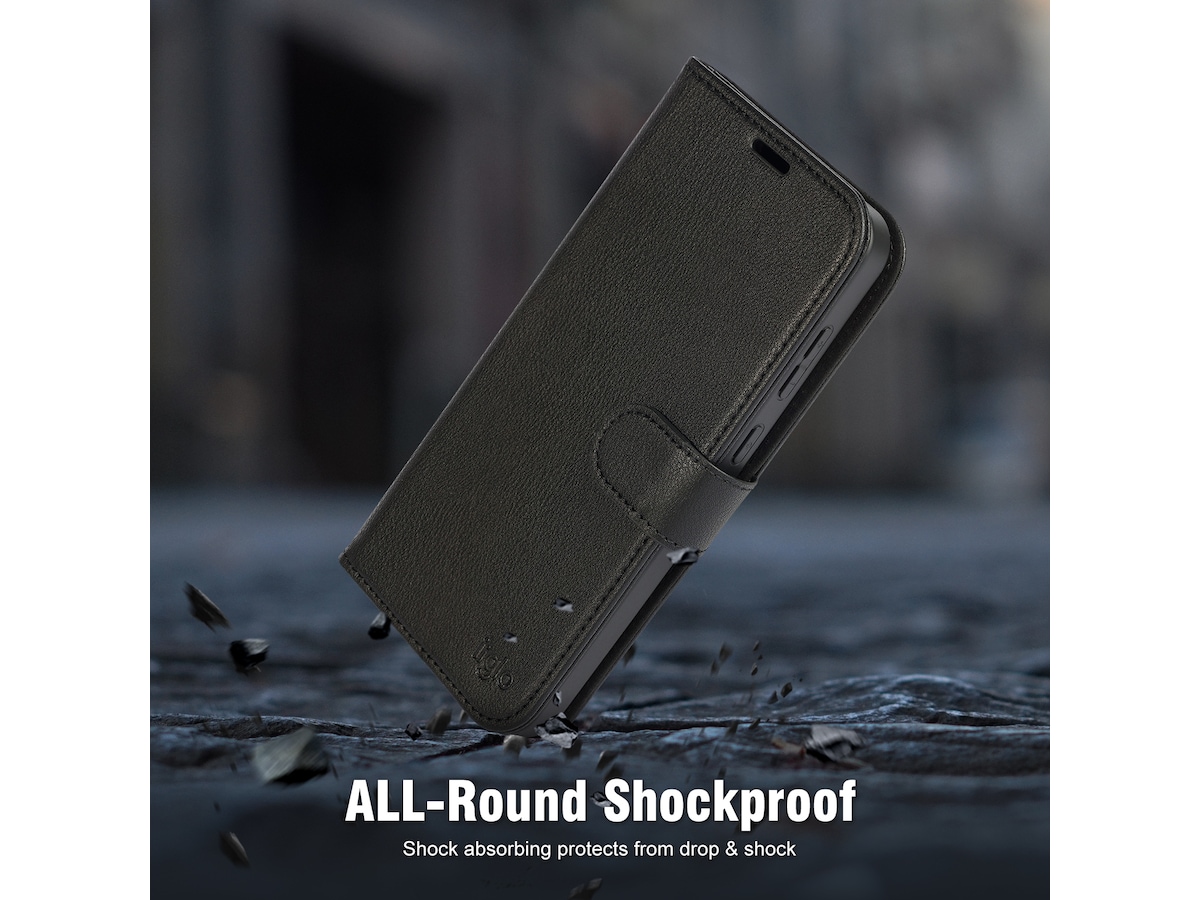 iiglo Galaxy A36 2-i-1 Lommebokdeksel (sort) Deksel til mobiltelefon