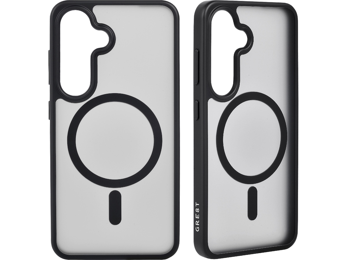 GRE8T Galaxy S24 Qi Protective Case (gjennomsiktig) Deksel til mobiltelefon