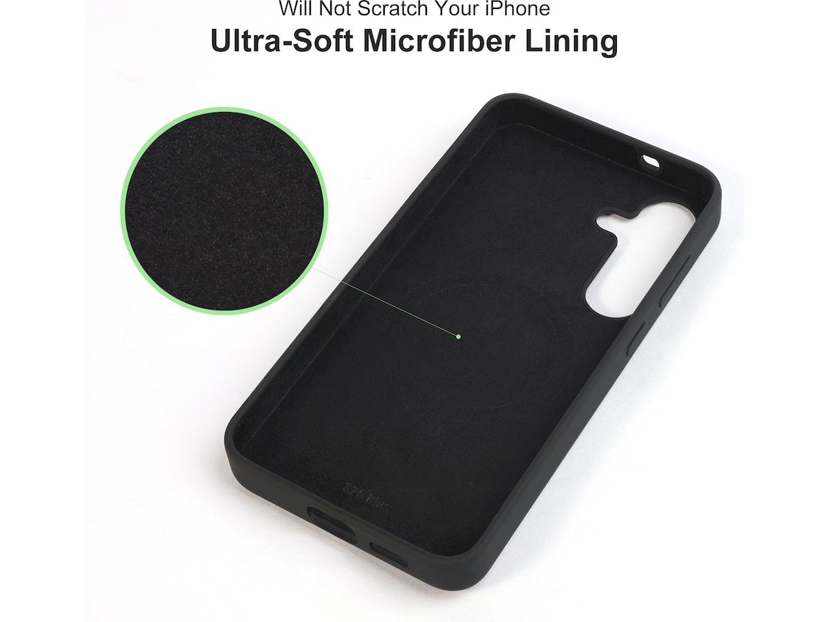 iiglo Galaxy S25+ Magnetic deksel (sort) Deksel til mobiltelefon