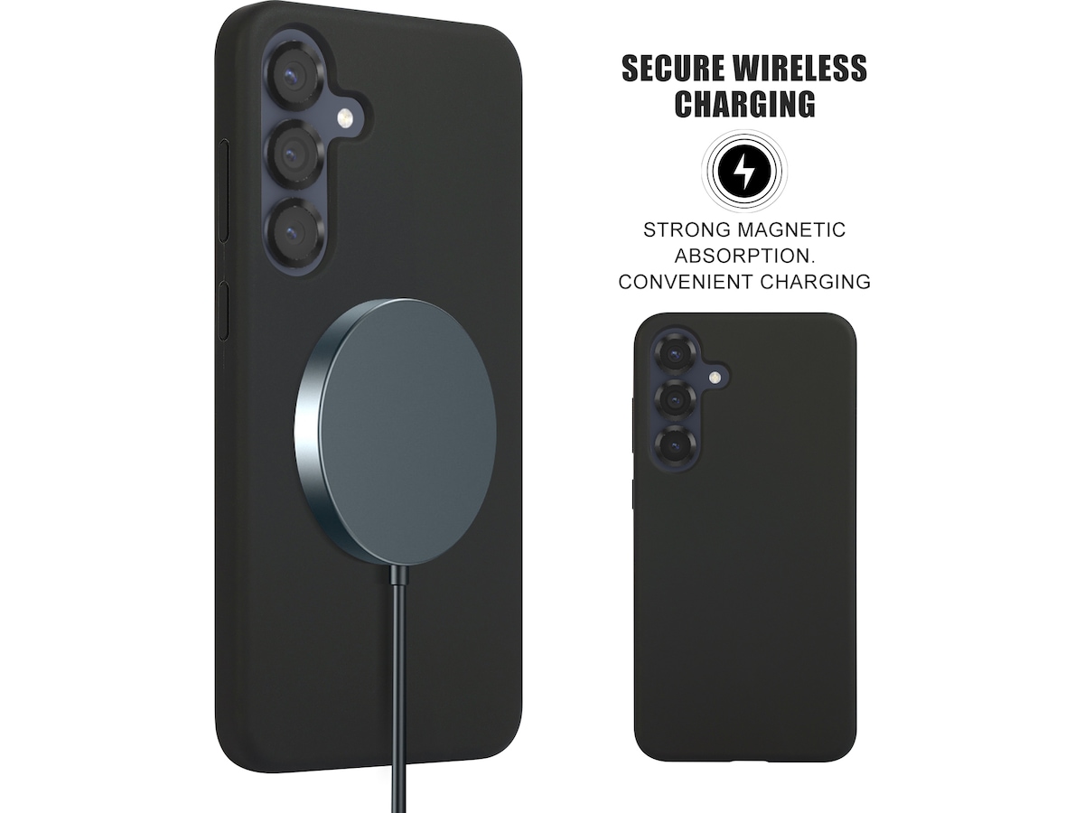 iiglo Galaxy S25+ Magnetic deksel (sort) Deksel til mobiltelefon