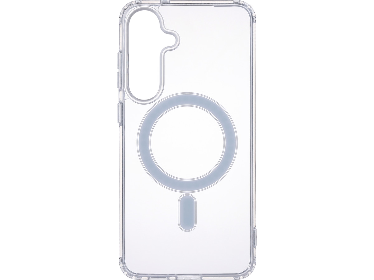 iiglo Galaxy S25+ Magnetic Silikondeksel (gjennomsiktig) Deksel til mobiltelefon