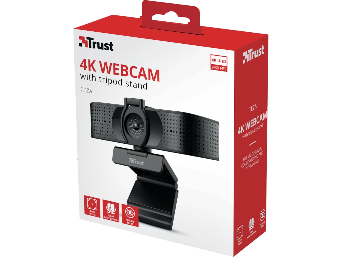 Trust Teza 4K Ultra HD Webkamera Webkamera