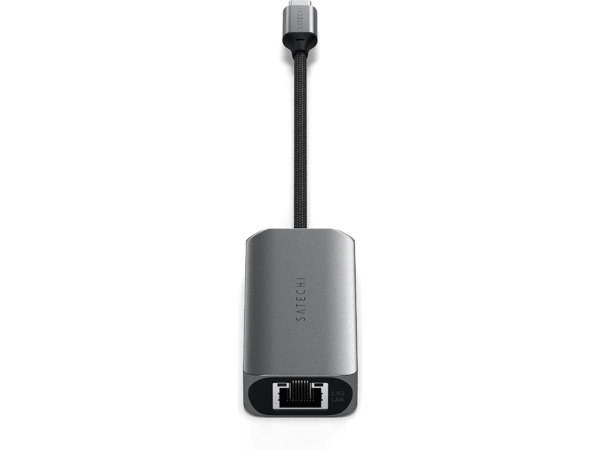 Satechi 4-in-1 USB-C og Ethernet docking (stellargrå) Dockingstasjon & USB-HUB