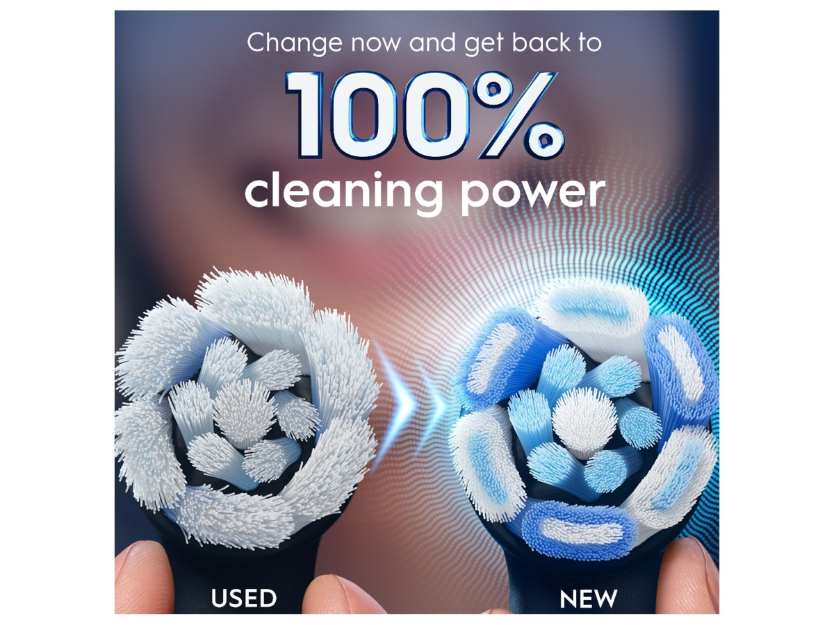 Oral-B iO Ultimate Clean Børstehoder 6 stk (sort) Tannbørstehoder