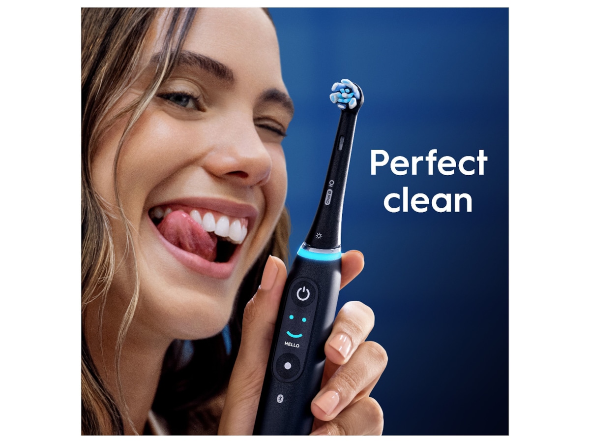 Oral-B iO Ultimate Clean Børstehoder 6 stk (sort) Tannbørstehoder