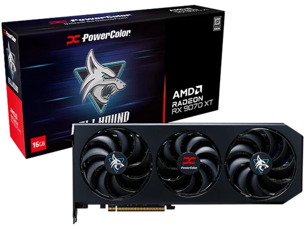 PowerColor Hellhound AMD Radeon RX 9070 XT (sort)