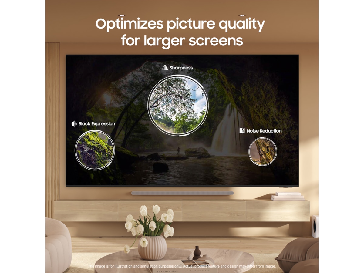 Samsung 98" QN90F Neo QLED 4K Mini LED Smart TV (2025) Over 80 tommer TV
