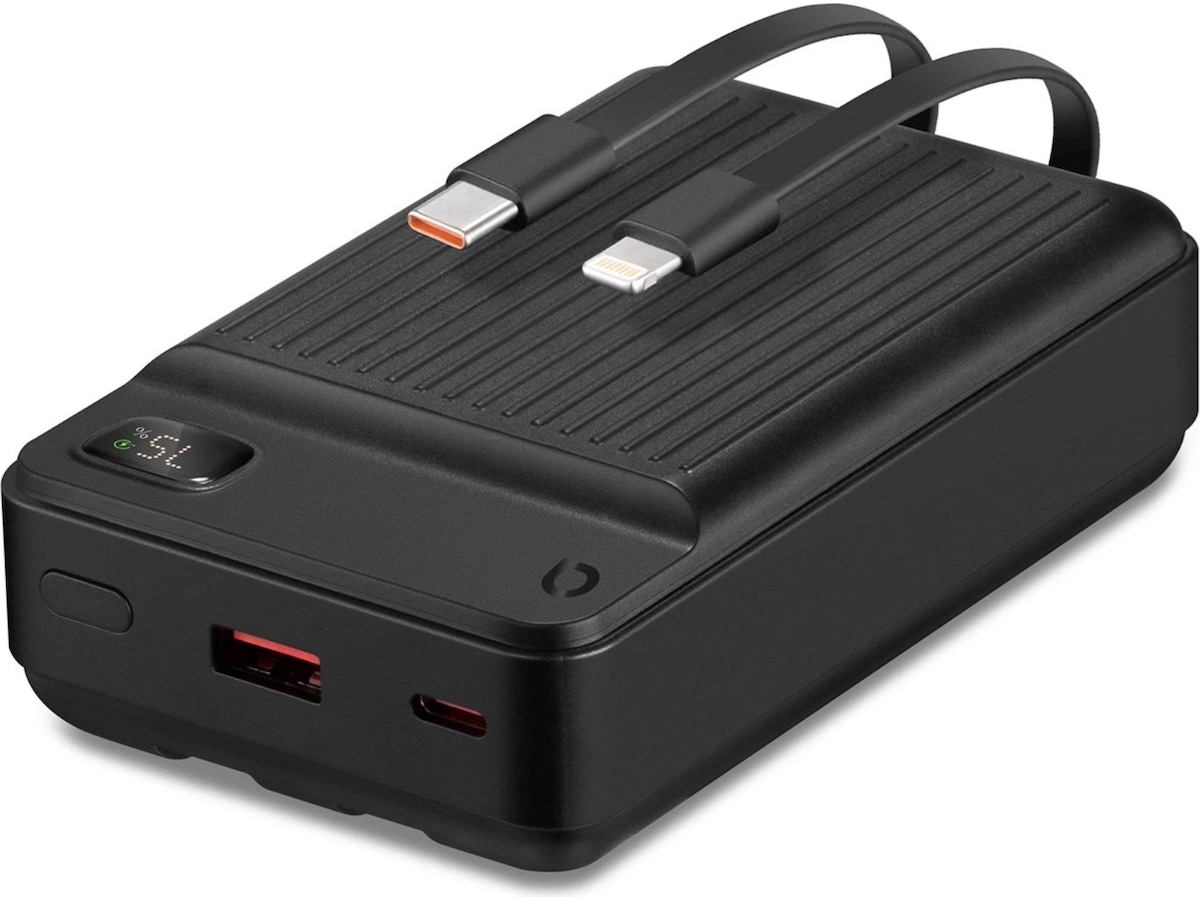 Andersson 20.000mAh Powerbank m/ integrerte kabler Powerbank