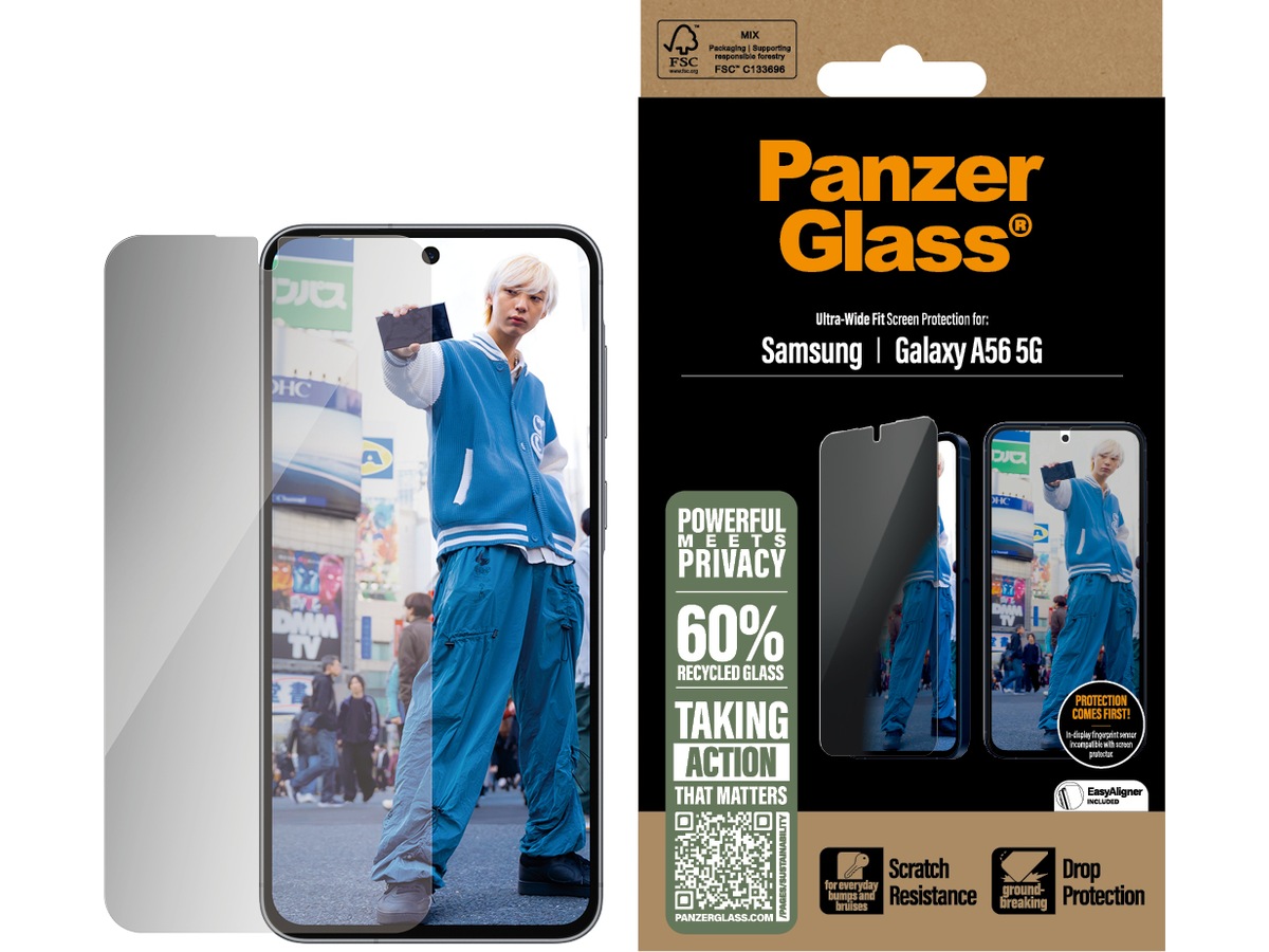PanzerGlass Galaxy A56 5G Privacy skjermbeskytter Skjermbeskyttelse