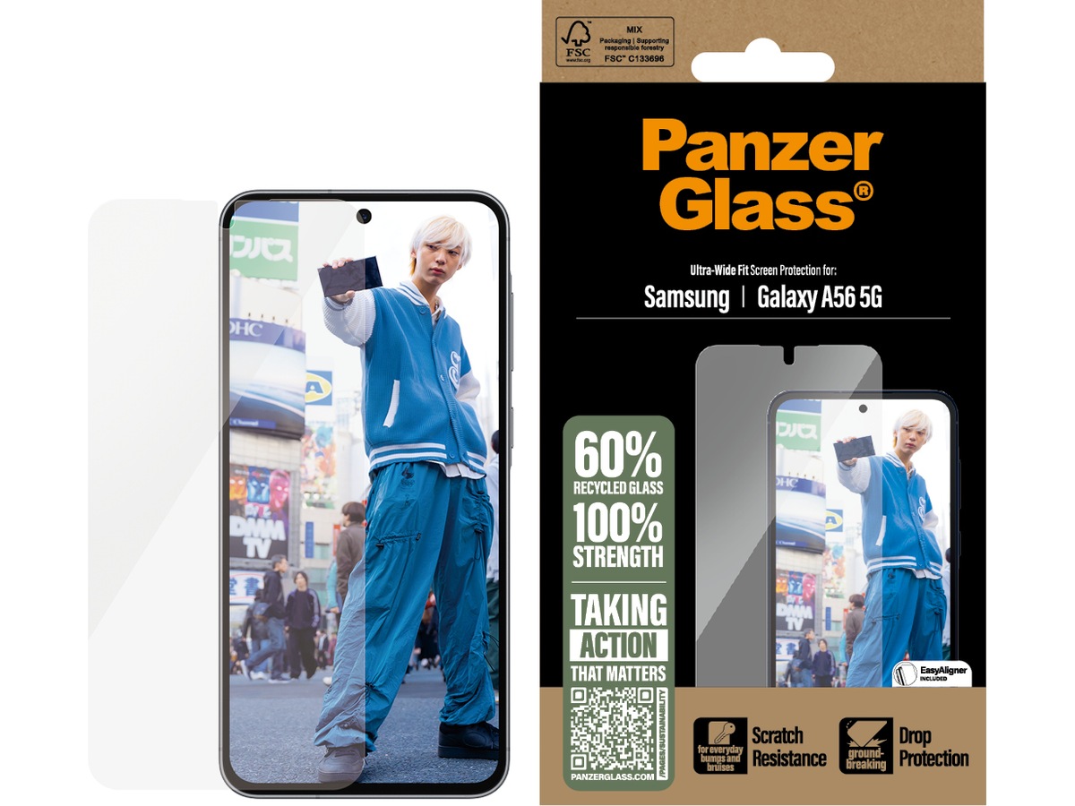 PanzerGlass Galaxy A56 5G Skjermbeskytter Skjermbeskyttelse