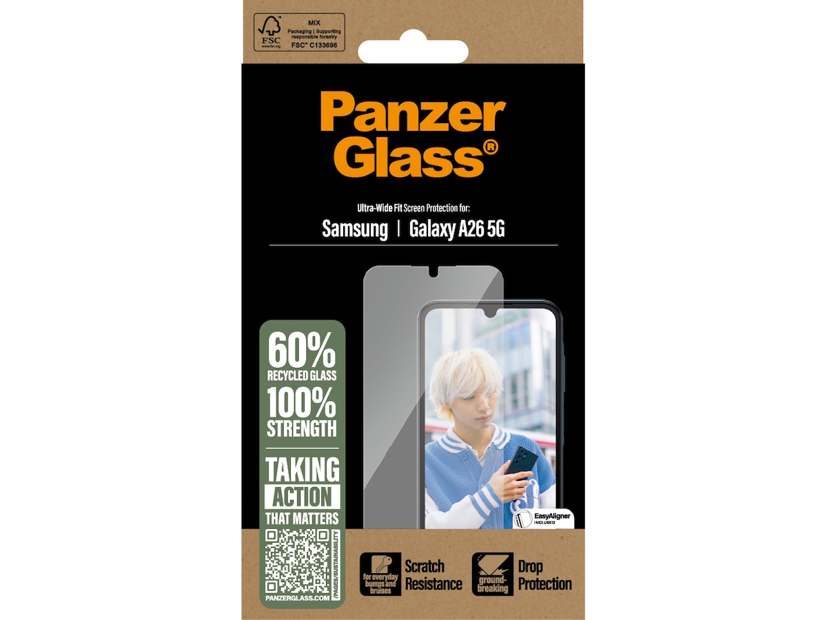 PanzerGlass Galaxy A26 5G Skjermbeskytter Skjermbeskyttelse